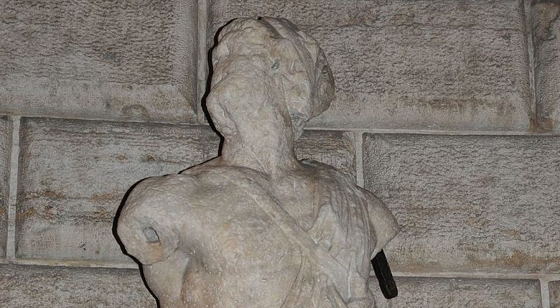 Dettaglio statua Pasquino Roma